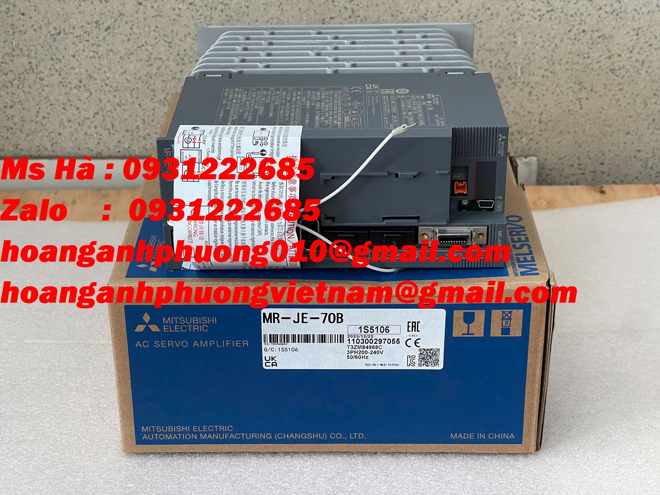 Bộ điều khiển dòng JE series MR-JE-70B mitsubishi